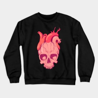 Heart Skull Crewneck Sweatshirt